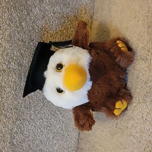 FREE W Other PURCHASE!Graduation Plush Eagle 5.5" tall.